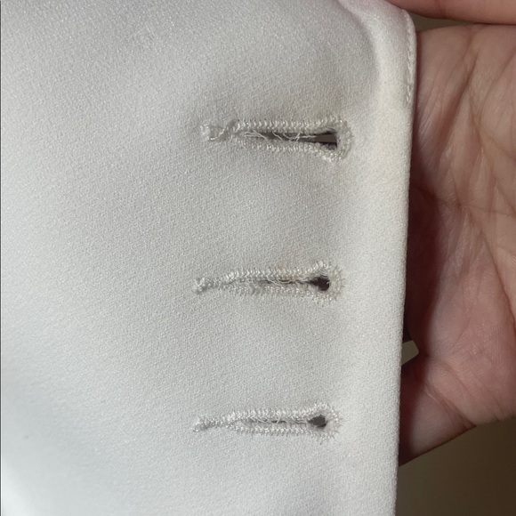 MISHA COLLECTION White Blazer with Bell Sleeves - Picture 12 of 12